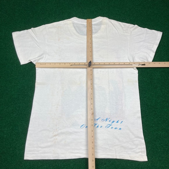 Vintage Bruce Hornsby And The Range Shirt Mens XL White 1990 A Night On The Town - Picture 13 of 16